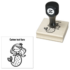 愛らしい人魚 ラバースタンプ