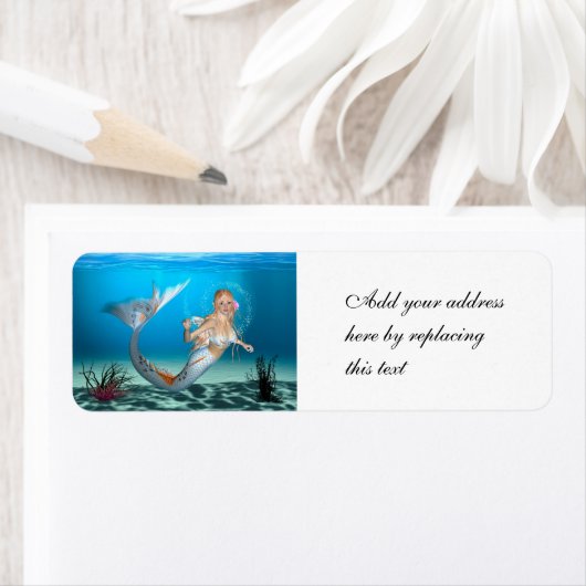 愛らしい人魚 ラベル (インサイチュ)