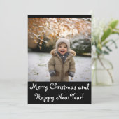 愛らしい休日のフォトカード シーズンカード (スタンド正面)