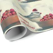 愛らしい休日の《鳥》アメリカゴガラ ラッピングペーパー (ロールコーナー)