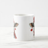 愛らしい休日ベビーカウクリスマス コーヒーマグカップ (中央)