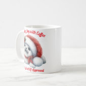 愛らしい休日ベビーシール – かわいい&フェスティバル コーヒーマグカップ (正面左)