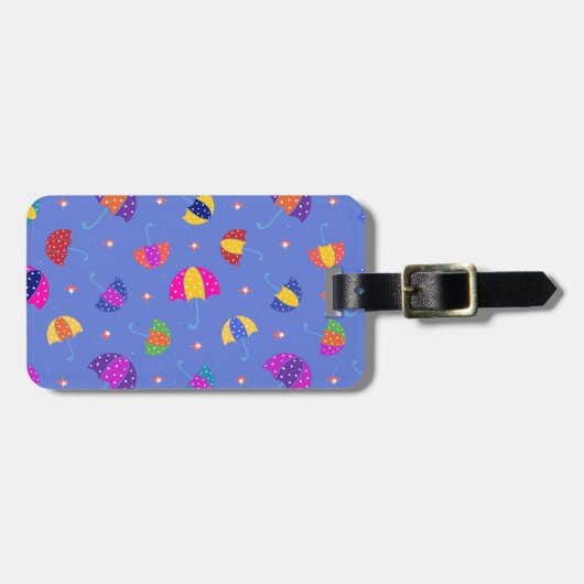 愛らしい傘 ラゲッジタグ (正面横)