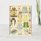 愛らしい先住民アメリカン・インド美術の複製 カード (正面)