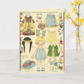 愛らしい先住民アメリカン・インド美術の複製 カード (黄色い花)