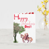 愛らしい光景 カード (黄色い花)