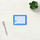 愛らしい冬のテーマ雪ベビー雪だるま ポストイット (オフィス)