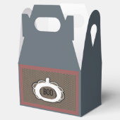 愛らしい初期のハロウィーンのトリートボックス。 フェイバーボックス (オープン)