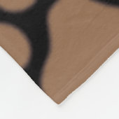 愛らしい前部印刷パターン フリースブランケット (角)