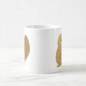 愛らしい動物のスケッチ: ビーバー コーヒーマグカップ (中央)