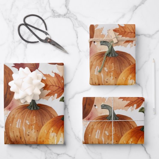 愛らしい動物の友人 ラッピングペーパーシート (正面)