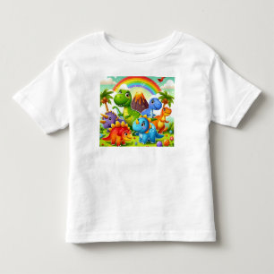 愛らしい動物の漫画ベビースーツ – おもしろい&よくはしゃぐ トドラーTシャツ