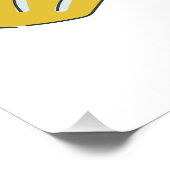 愛らしい動物をトラック子供部屋アートプリント ポスター (コーナー)