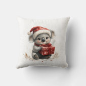 愛らしい動物クリスマスシリーズベビーコアラ クッション (裏面)