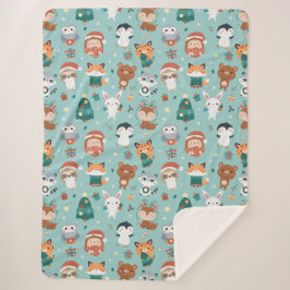 愛らしい動物シェルパ毛布 シェルパブランケット