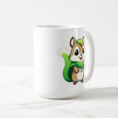 愛らしい動物リス コーヒーマグカップ (正面右)