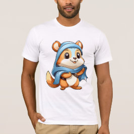 愛らしい動物リス Tシャツ
