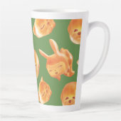 愛らしい動物型パン柄 カフェラテマグ (右)