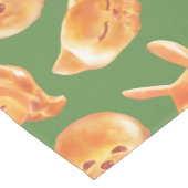 愛らしい動物型パン柄 ショートテーブルランナー (コーナー)