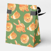 愛らしい動物型パン柄 フェイバーボックス (裏面サイド)