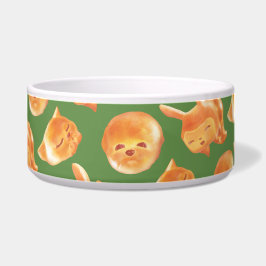 愛らしい動物型パン柄 ボウル