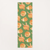 愛らしい動物型パン柄 ヨガマット (正面)