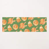 愛らしい動物型パン柄 ヨガマット (正面(横))