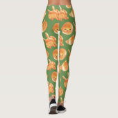 愛らしい動物型パン柄 レギンス (裏面)