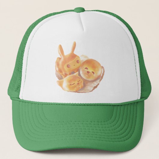 愛らしい動物型パン キャップ (正面)