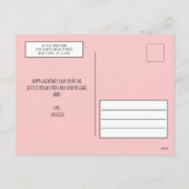 愛らしい友人キティ・キャット・ガレンティンの日の挨拶 シーズンポストカード (裏面)