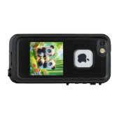 **愛らしい双子のパンダちゃん** LifeProof iPhoneケース (裏面横)