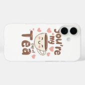 愛らしい可愛いお茶のカップ Case-Mate iPhoneケース (裏面 (横))