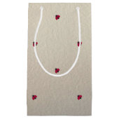 愛らしい可愛い，ラディバグ，輝く スモールペーパーバッグ (正面)