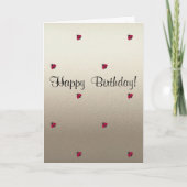 愛らしい可愛い,ラディバグ,輝パーソナライズされたく カード (正面)