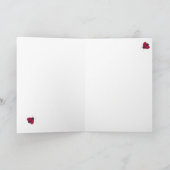 愛らしい可愛い，ラディバグ，輝パーソナライズされたく カード (内部)