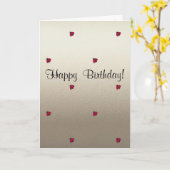 愛らしい可愛い，ラディバグ，輝パーソナライズされたく カード (黄色い花)