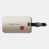 愛らしい可愛い,ラディバグ,輝パーソナライズされたく ラゲッジタグ (裏面横)
