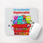 愛らしい嘆かわしいのDeplorablesのバスケット マウスパッド (マウス)