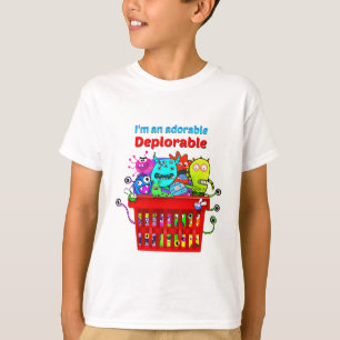 愛らしい嘆かわしいのDeplorablesのバスケット Tシャツ