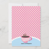 愛らしい女の子のアイススケートの誕生日の招待状 招待状 (裏面)