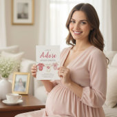 愛らしい女の子のベビーシャワー招待状 招待状