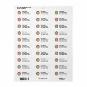 愛らしい女の子の漫画ハリネズミがハートを抱く ラベル (フルシート)