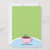 愛らしい女の子及びBoyIceのスケートで滑るの誕生日の招待状 招待状 (裏面)