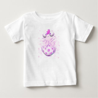 愛らしい女 ベビーTシャツ