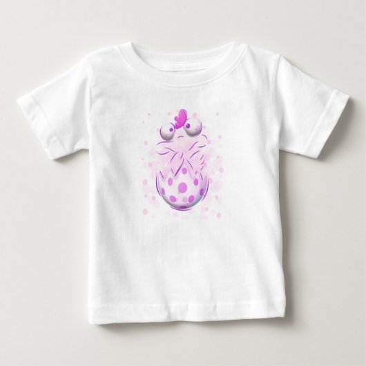 愛らしい女 ベビーTシャツ (正面)