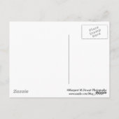 愛らしい妊娠チムンク ポストカード (裏面)