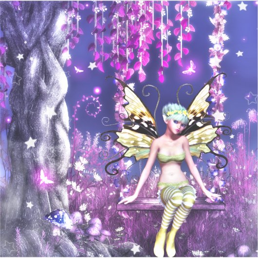 愛らしい妖精 シール (正面)