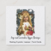 愛らしい妖精 スクエア名刺 (正面)