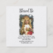 愛らしい妖精 スクエア名刺 (裏面)