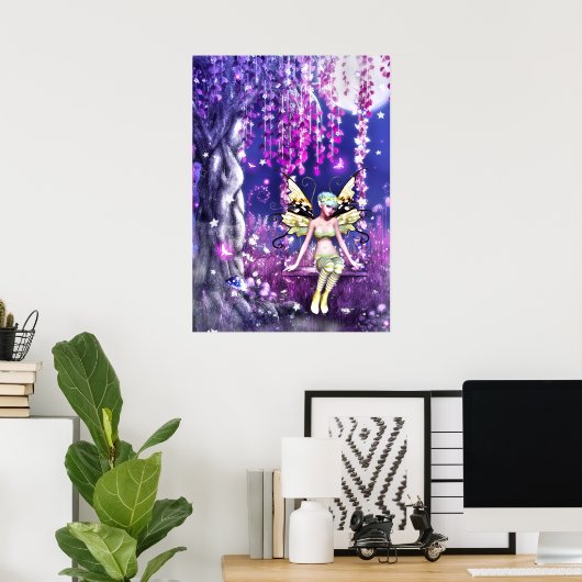 愛らしい妖精 ポスター (ホームオフィス)